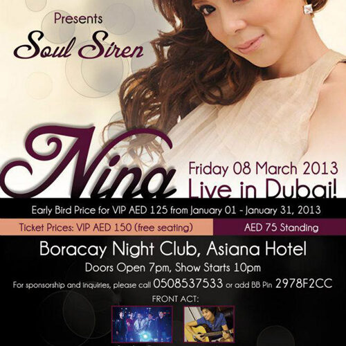 Nina Live in Dubai